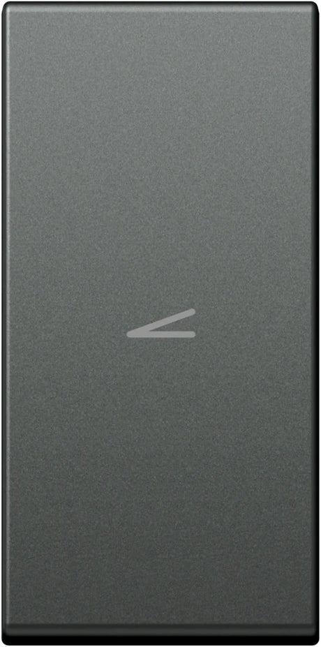 Schalterabdeckung mit Dimmersymbol 1M, anthrazit (10er-Pack)