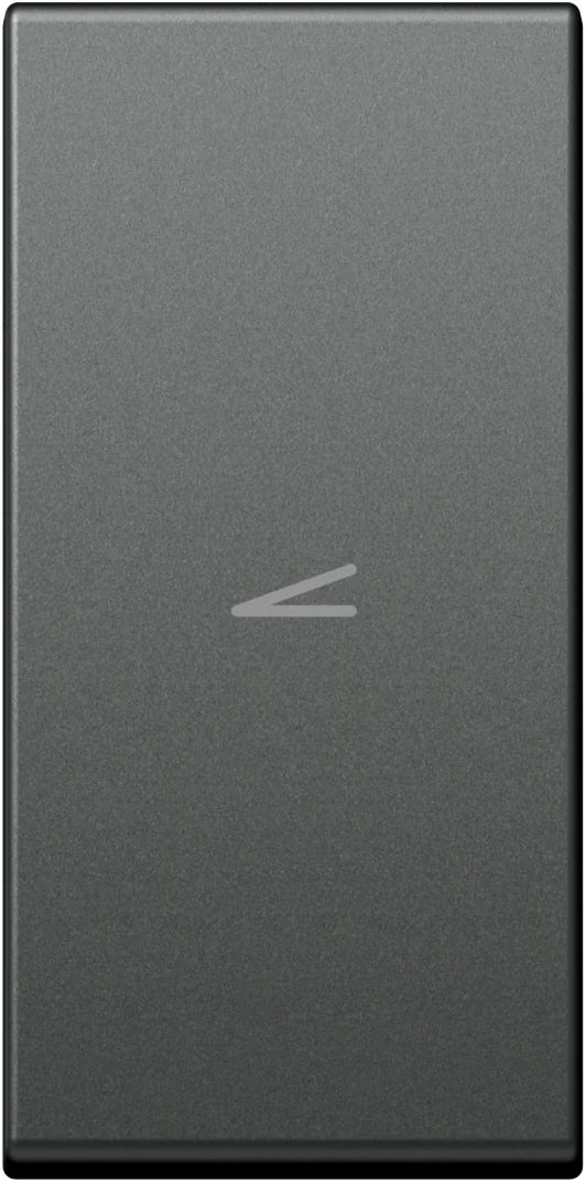 Schalterabdeckung mit Dimmersymbol 1M, anthrazit (10er-Pack)