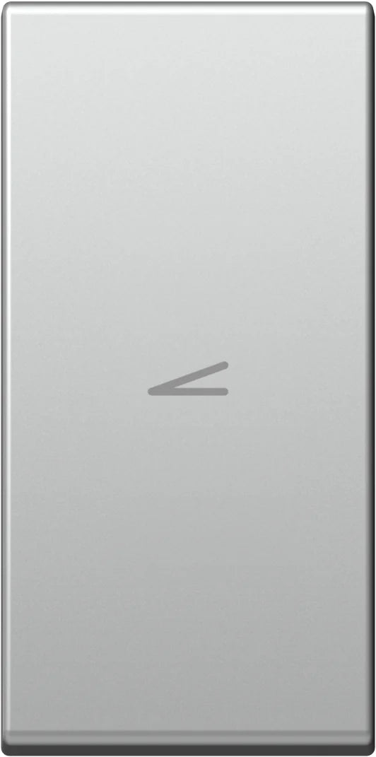 Schalterabdeckung mit Dimmersymbol 1M, silber (10er-Pack)