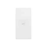 Schalterabdeckung mit Dimmersymbol 1M, weiß (10er-Pack)