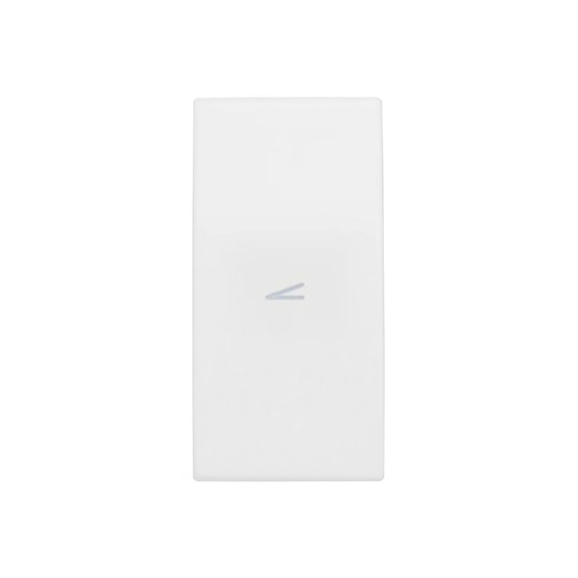 Schalterabdeckung mit Dimmersymbol 1M, weiß (10er-Pack)