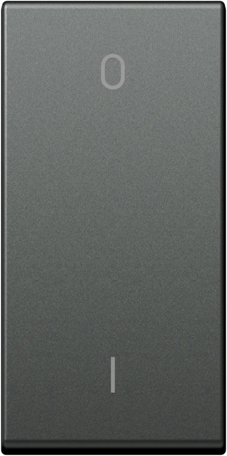 Schalterabdeckung mit EIN/AUS Symbol 1M, anthrazit (10er-Pack)