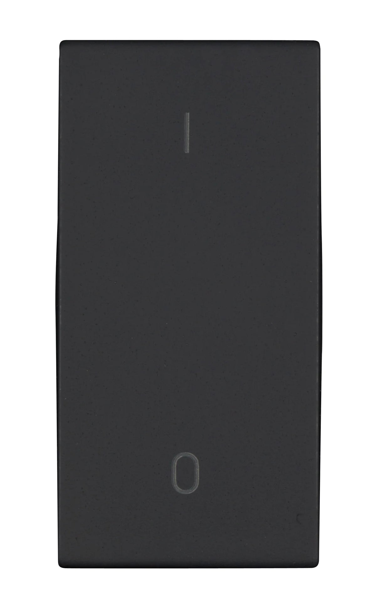 Schalterabdeckung mit EIN/AUS Symbol 1M, schwarz (10er-Pack)