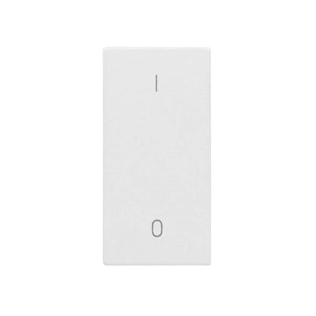 Schalterabdeckung mit EIN/AUS Symbol 1M, weiß (10er-Pack)