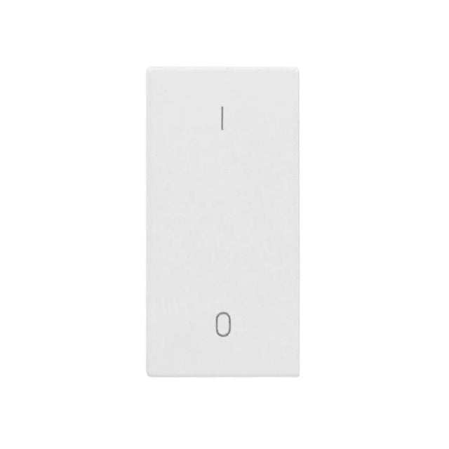 Schalterabdeckung mit EIN/AUS Symbol 1M, weiß (10er-Pack)
