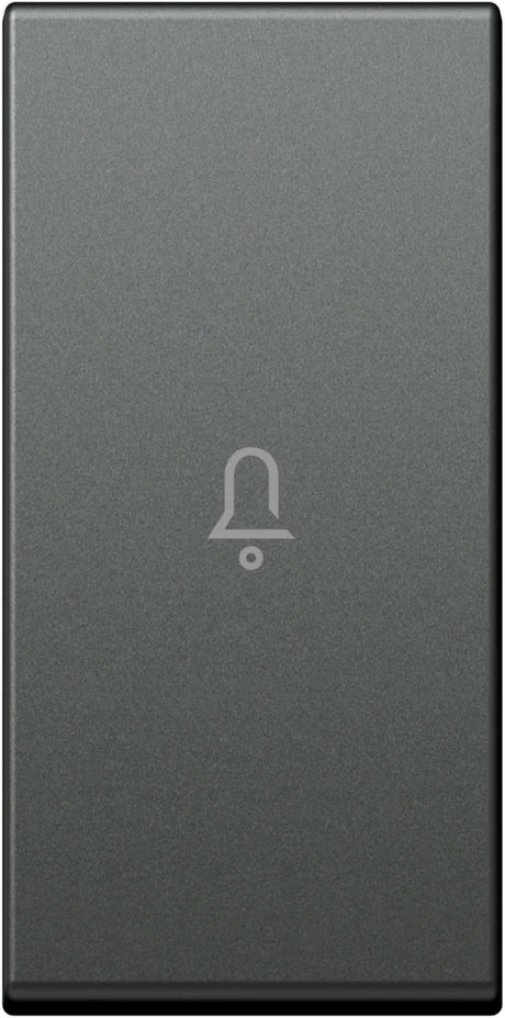 Schalterabdeckung mit Glockensymbol 1M, anthrazit (10er-Pack)