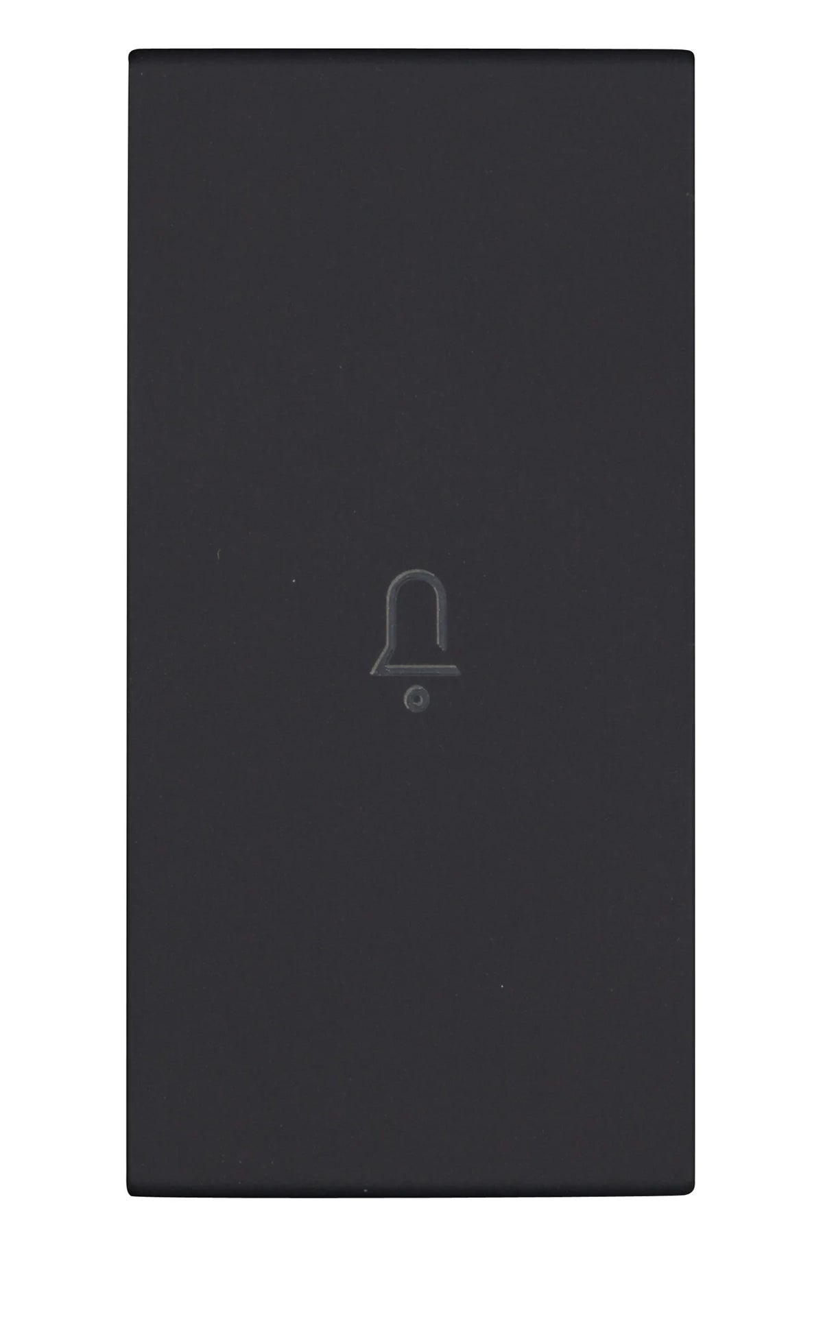 Schalterabdeckung mit Glockensymbol 1M, schwarz (10er-Pack)