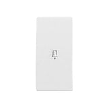 Schalterabdeckung mit Glockensymbol 1M, weiß (10er-Pack)