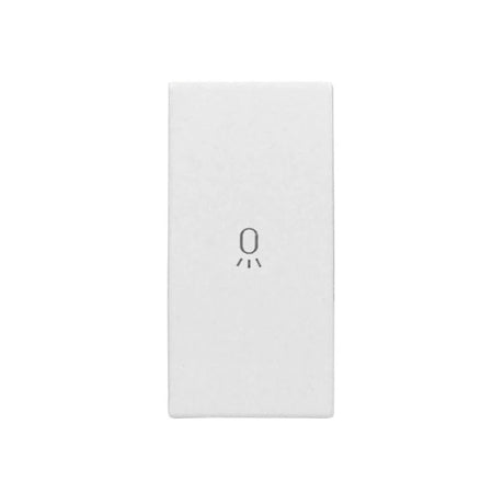 Schalterabdeckung mit Lichtsymbol 1M, weiß (10er-Pack)