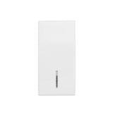 Schalterabdeckung mit Linse 1M, weiß (10er-Pack)