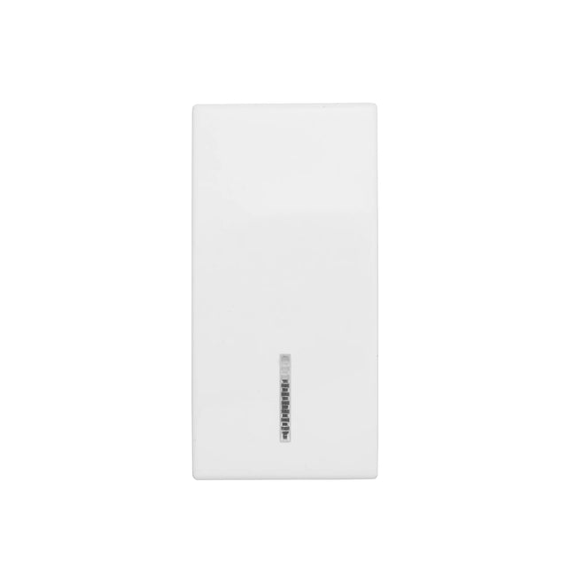 Schalterabdeckung mit Linse 1M, weiß (10er-Pack)