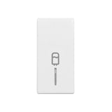 Schalterabdeckung mit Linse und Boilersymbol 1M, weiß (10er-Pack)