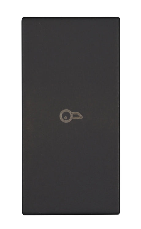 Schalterabdeckung mit Türsymbol 1M, schwarz (10er-Pack)