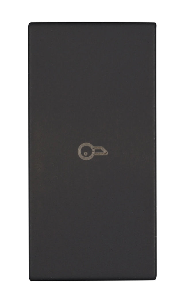 Schalterabdeckung mit Türsymbol 1M, schwarz (10er-Pack)