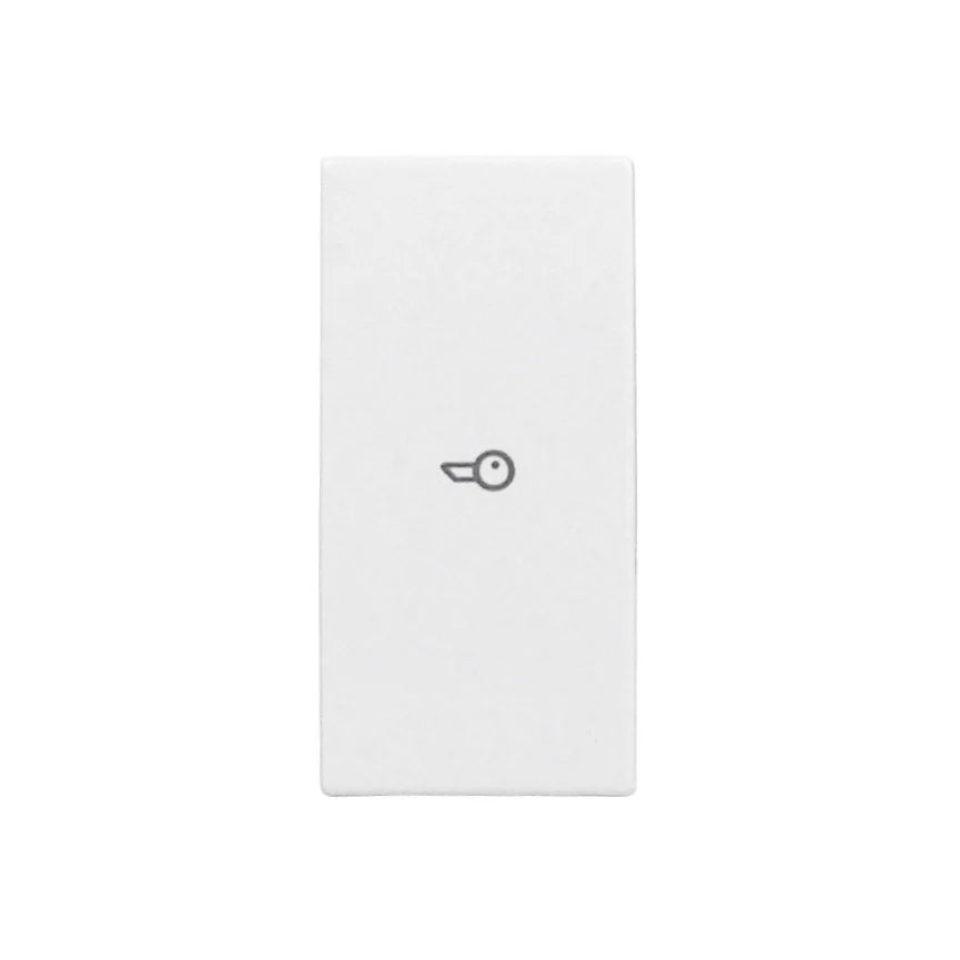 Schalterabdeckung mit Türsymbol 1M, weiß (10er-Pack)