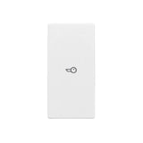 Schalterabdeckung mit Türsymbol 1M, weiß (10er-Pack)