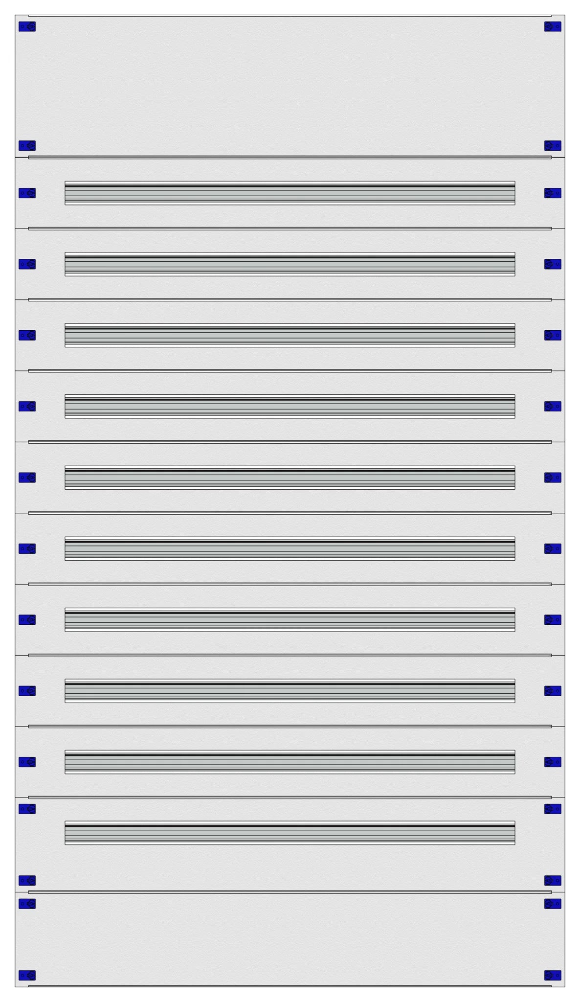 Installationseinsatz 5EK-41 für Kabelkanal 60mm