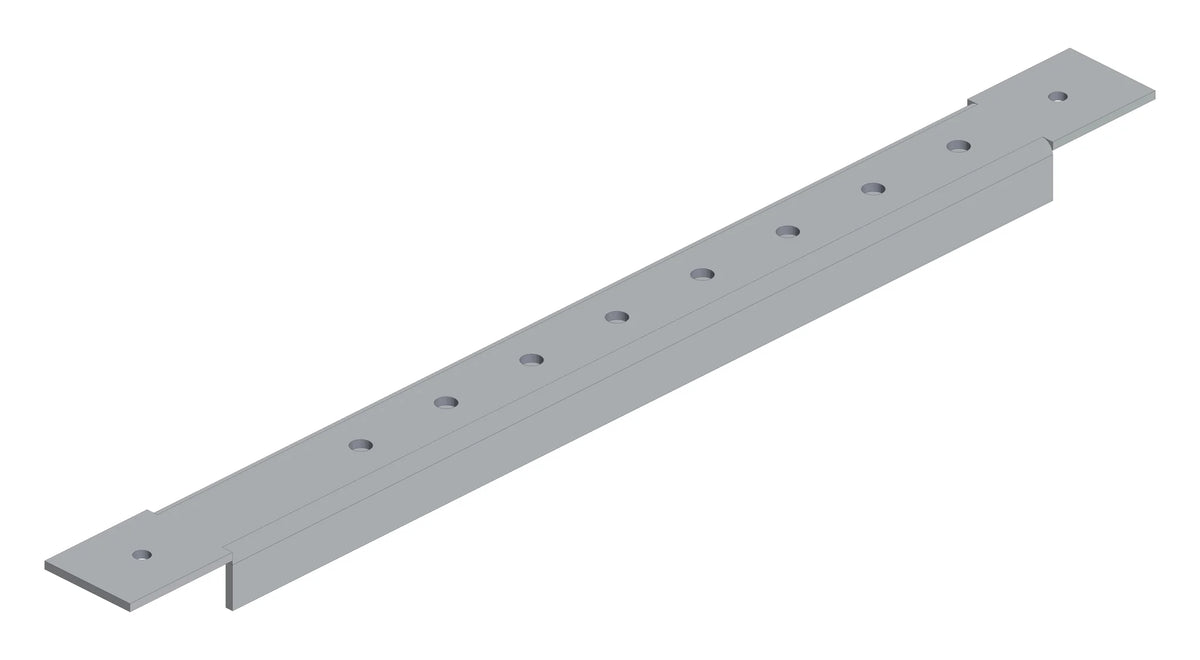 Gelochte Tragschiene zur Montage 60mm System Breite 2