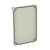 Deckel 280x190x30mm, grau mit Kreuzkopfschraube