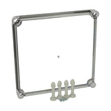Deckel 280x280x30mm, transparent mit Kreuzkopfschraube