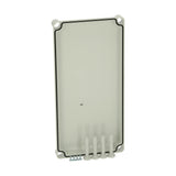 Deckel 380x190x30mm, grau mit Kreuzkopfschraube