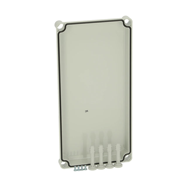 Deckel 380x190x30mm, grau mit Kreuzkopfschraube