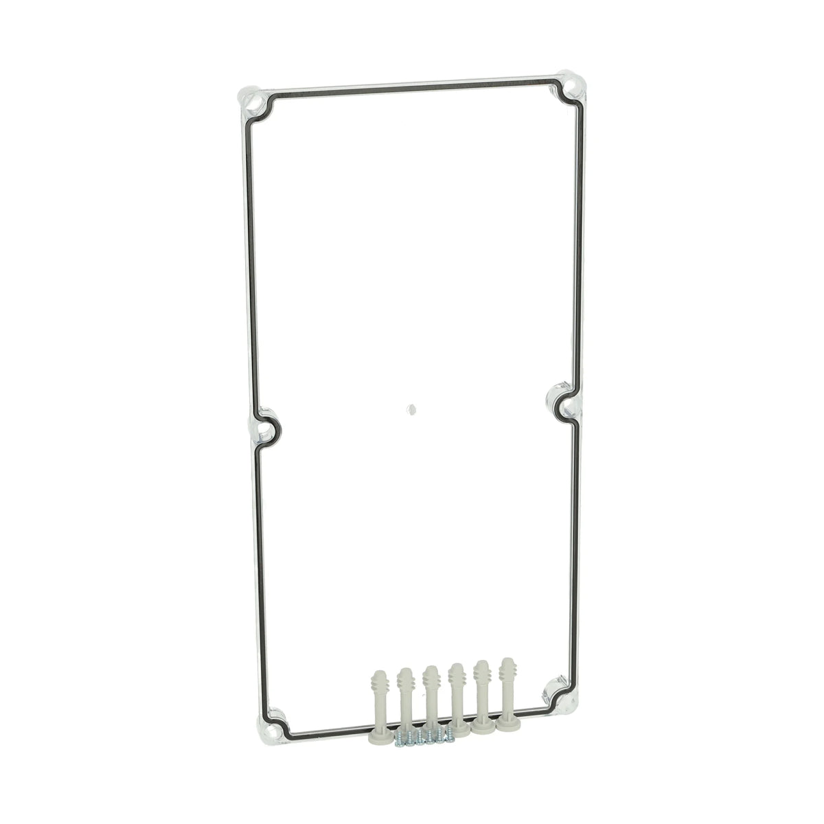 Deckel 560x280x30mm, transparent mit Kreuzkopfschraube