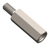Distanzbolzen M6/SW9, H=25mm (10er-Pack)