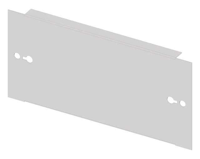 Blindfrontplatte 1B3 Stahlblech