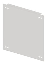 Blindfrontplatte 1B7 Stahlblech
