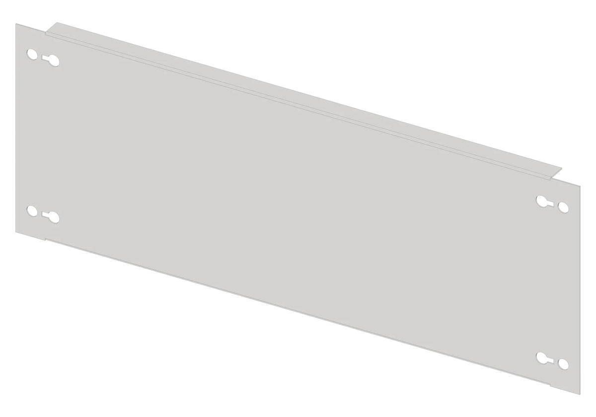 Blindfrontplatte 2B4 Stahlblech