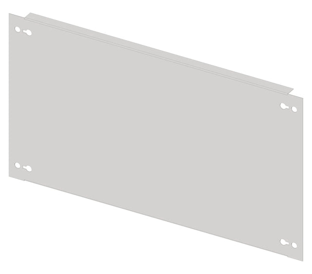Blindfrontplatte 2B6 Stahlblech
