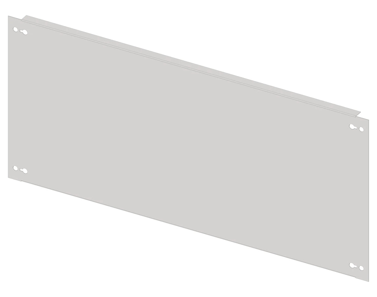 Blindfrontplatte 3B7 Stahlblech