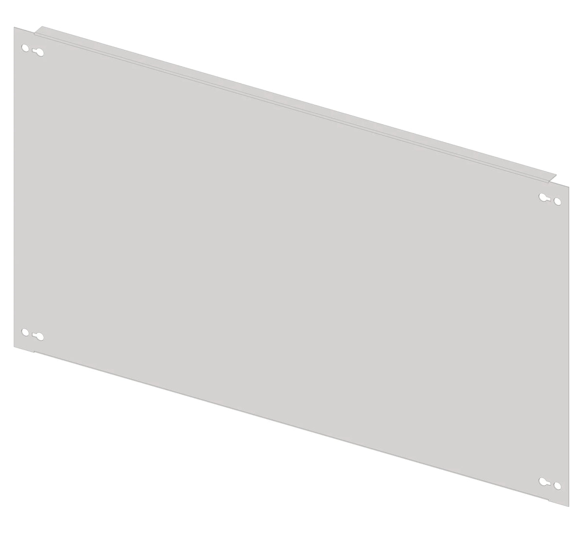 Blindfrontplatte 3B9 Stahlblech