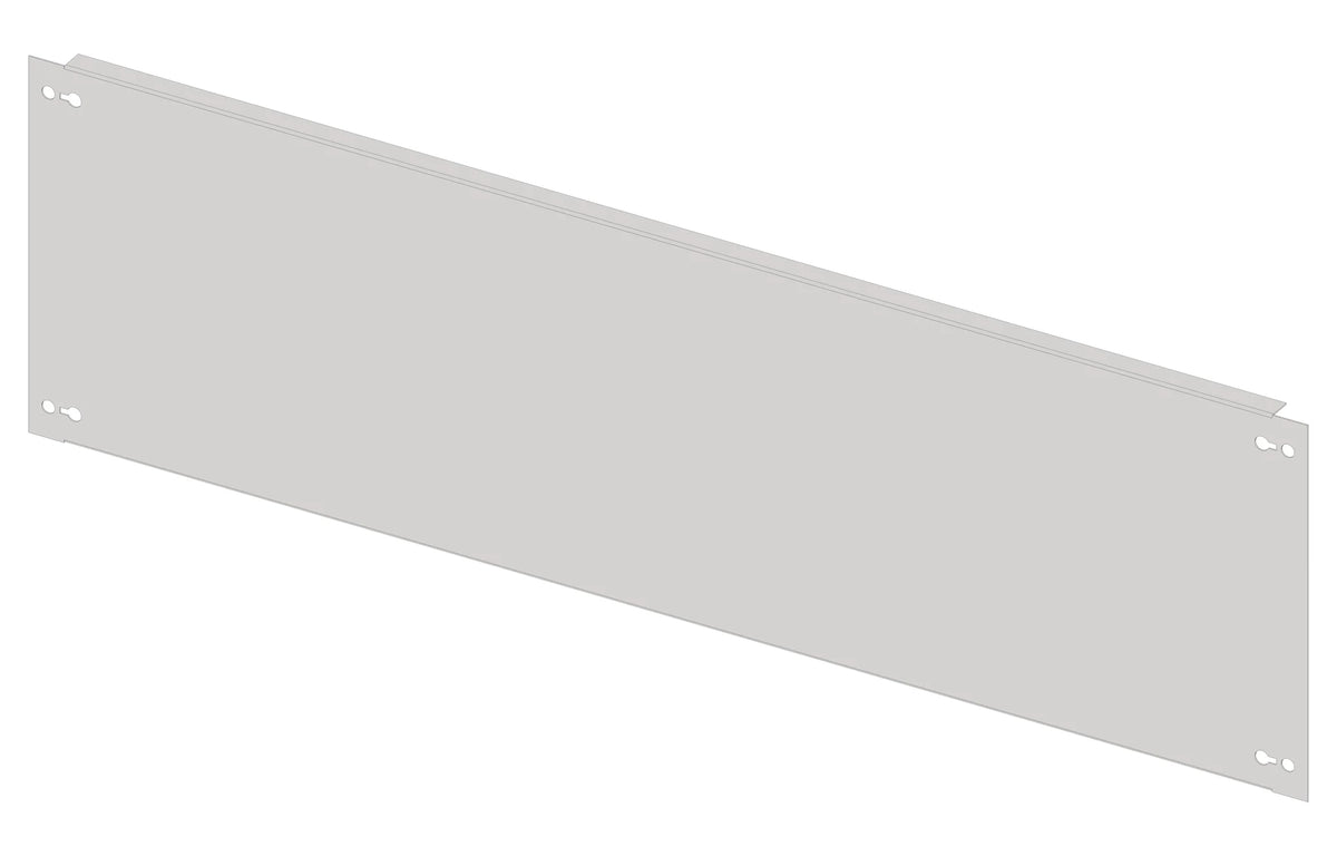 Blindfrontplatte 4B6 Stahlblech
