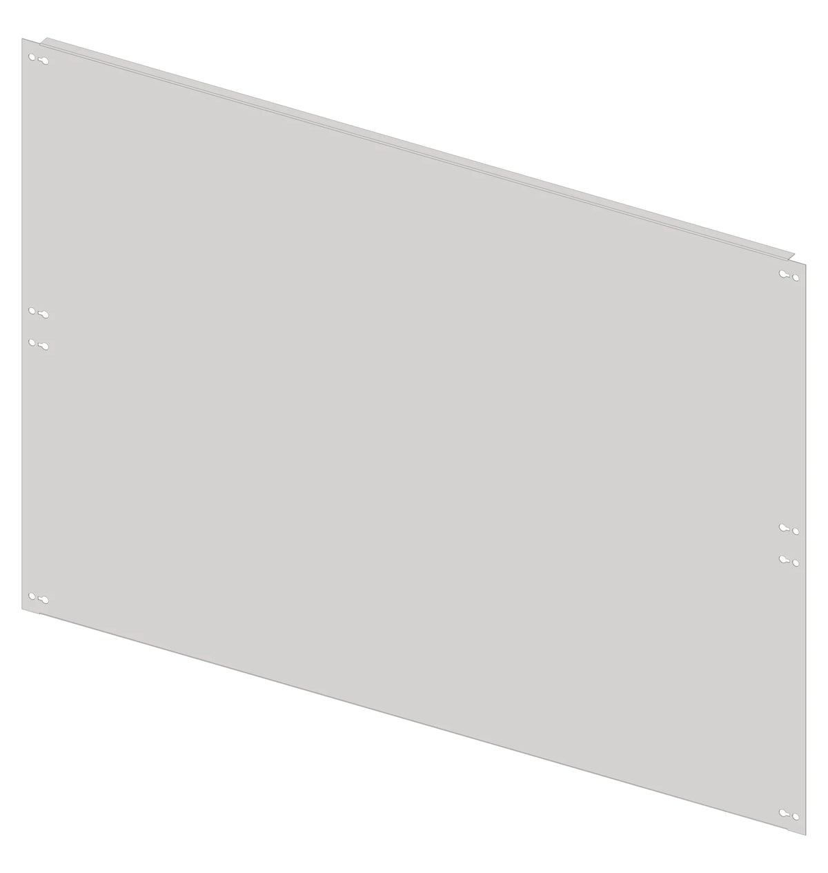 Blindfrontplatte 5B18 Stahlblech