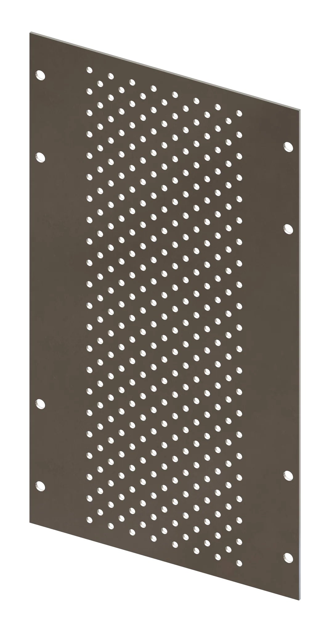 Lochraster Montageplatte Breite 200mm, 6 Modulhöhen hoch