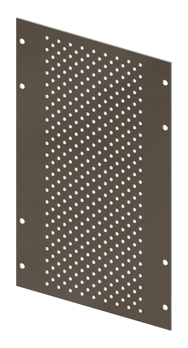 Lochraster Montageplatte Breite 208mm, 6 Modulhöhen hoch