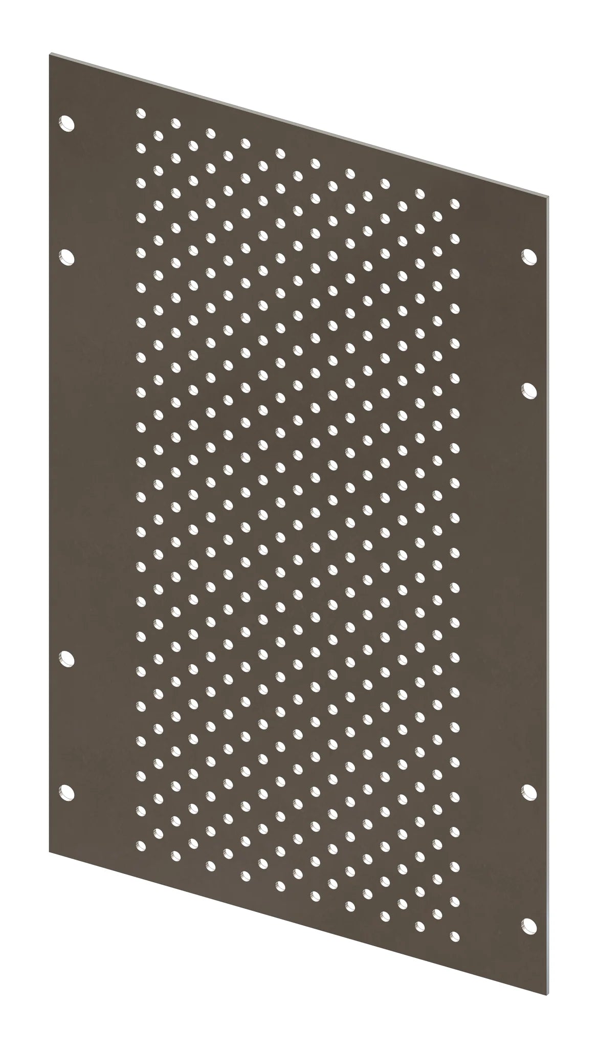 Lochraster Montageplatte Breite 220mm, 6 Modulhöhen hoch