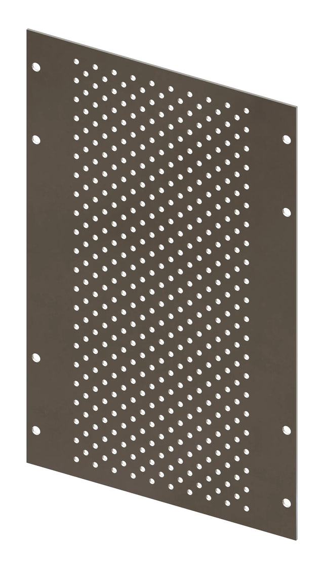 Lochraster Montageplatte Breite 220mm, 6 Modulhöhen hoch