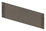 Lochraster Montageplatte Breite 420mm, 3 Modulhöhen hoch