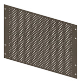 Lochraster Montageplatte Breite 420mm, 6 Modulhöhen hoch