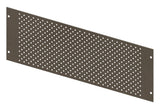 Lochraster Montageplatte Breite 428mm, 3 Modulhöhen hoch