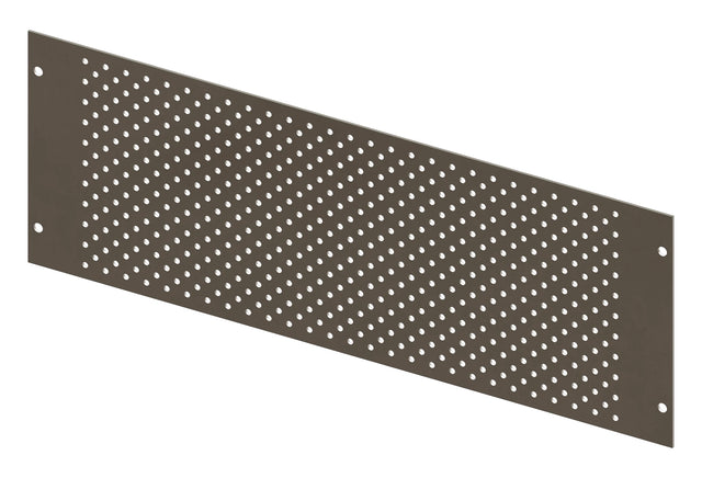 Lochraster Montageplatte Breite 428mm, 3 Modulhöhen hoch