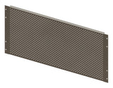 Lochraster Montageplatte Breite 640mm, 6 Modulhöhen hoch
