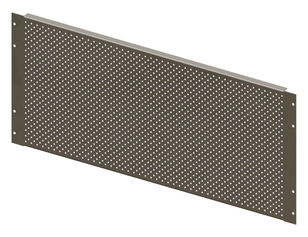 Lochraster Montageplatte Breite 648mm, 6 Modulhöhen hoch