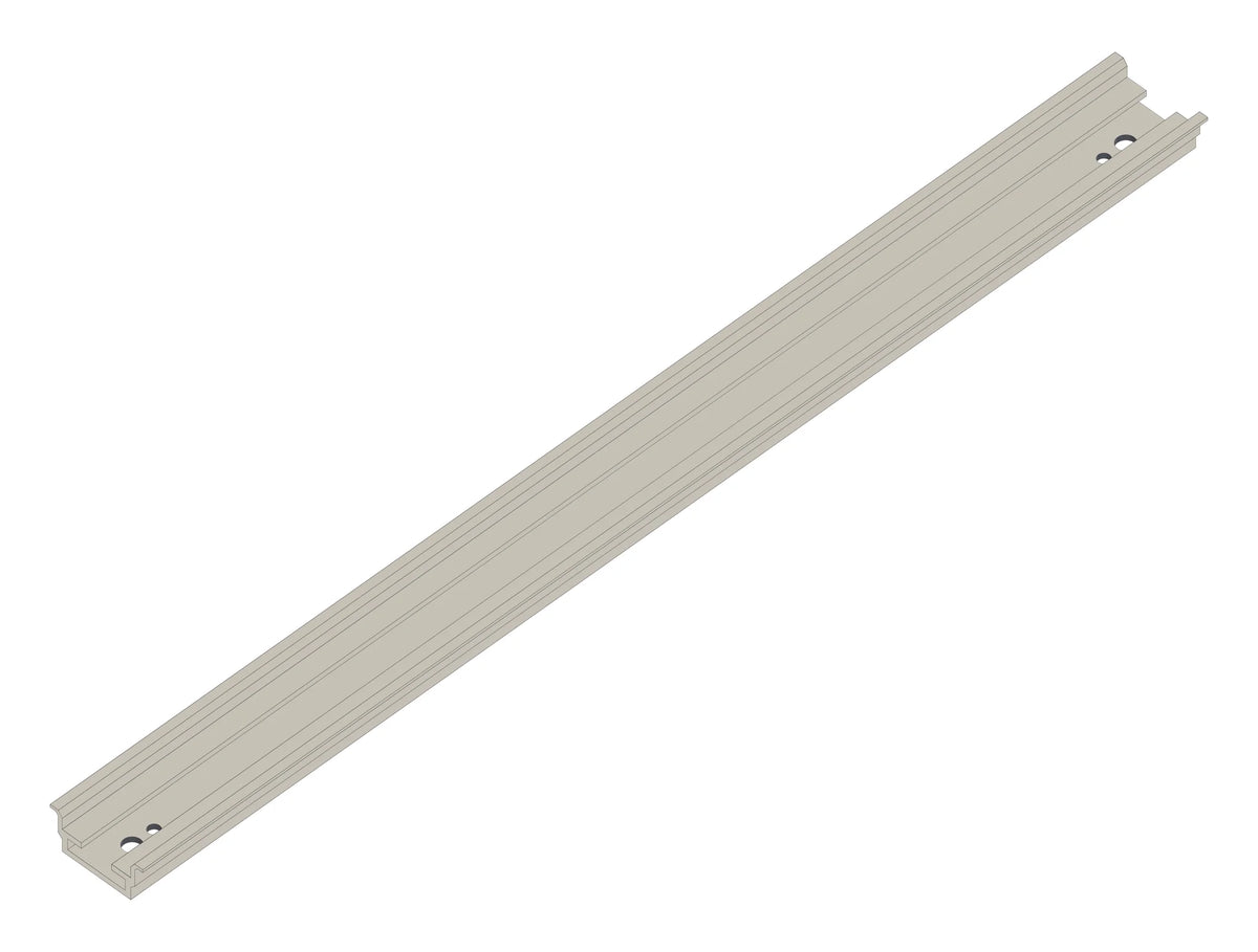 Alu H/C Schiene für 426mm geteilte Frontplatten