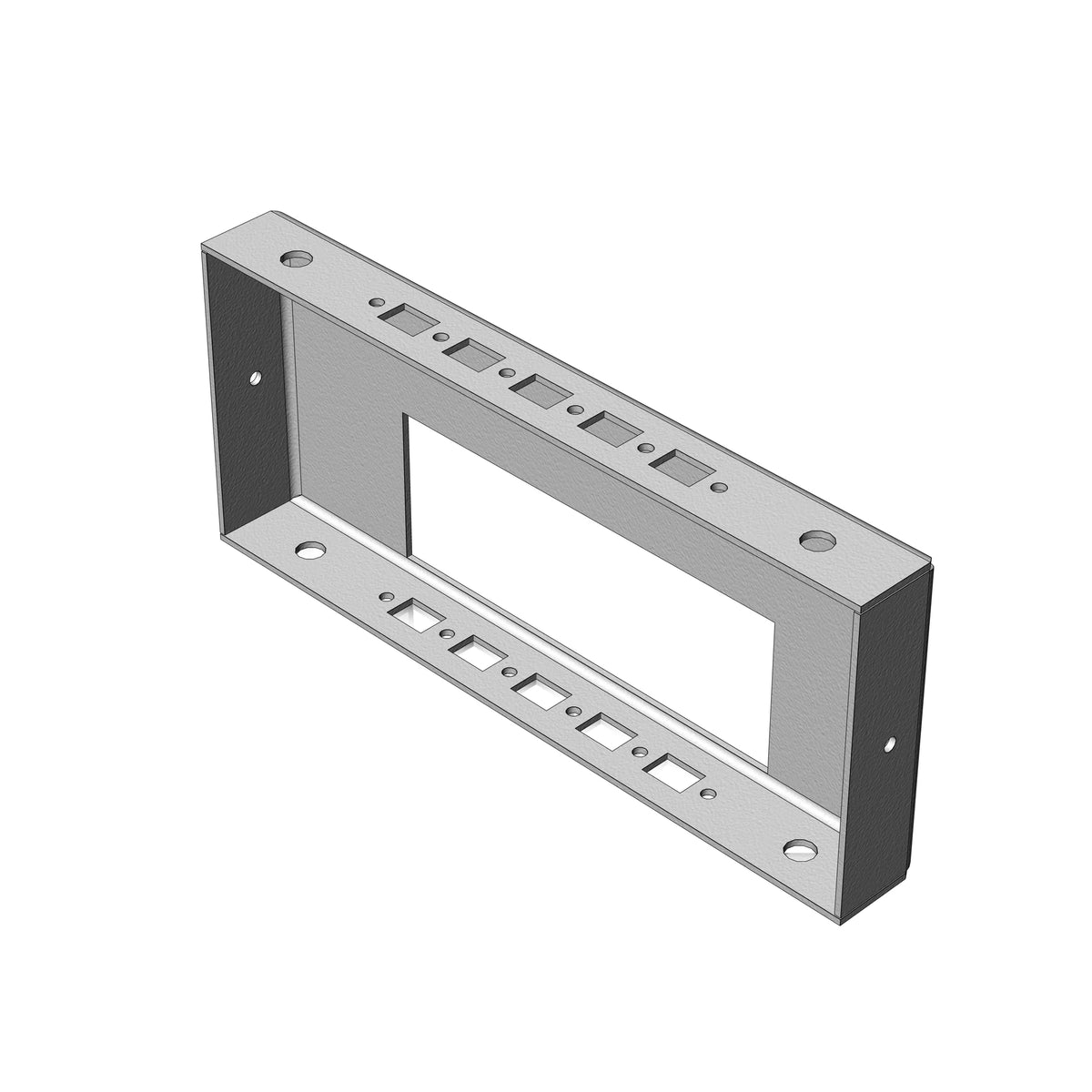 Seitenteile 250mm mit Kabeldurchführung, H=100mm, 1Paar