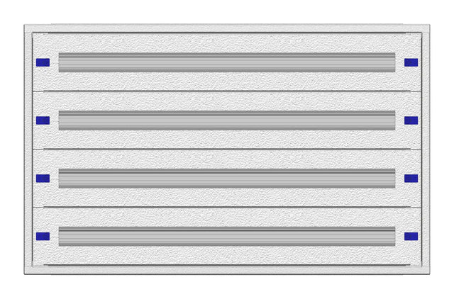 Unterputz-Installationsverteiler 4U-12K, H640B1030T250mm