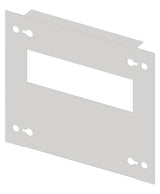 geteilte Frontplatte 208mm G4 Stahlblech, 8TE für Breite 2